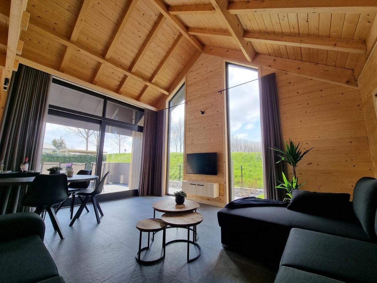Chalet met Sauna en Airconditioning Sint-Annaland Buitenkant foto